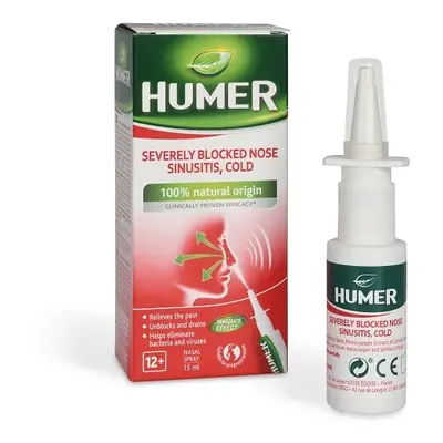 HUMER SINUSITIS velmi ucp.nos rýma sprej 15ml