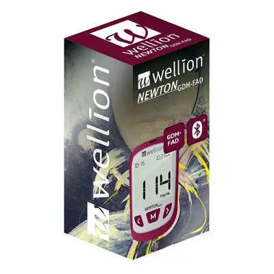 WELLION NEWTON GDH-FAD (BTE) GLUKOMETR, KOMPLETNÍ SET