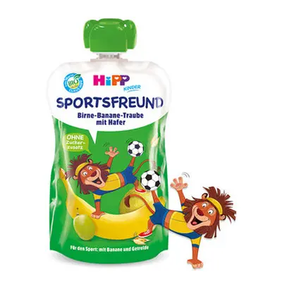 HiPP BIO Sport Hruška-Banán-Bíle hrozno-Oves 120g