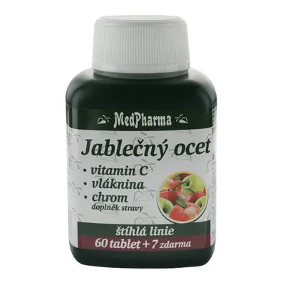 MedPharma Jablečný ocet+vlák.+vit.C+chrom tbl.67