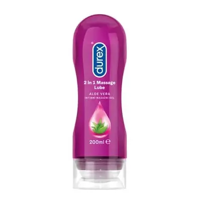 DUREX Intimní masážní gel 2v1 s Aloe vera 200 ml