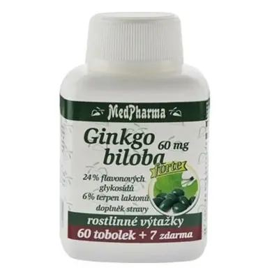 MedPharma Ginkgo biloba 60mg Forte 67 tobolek