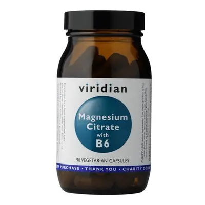 Viridian Magnesium Citrate with Vitamin B6 cps.90