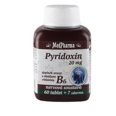 MedPharma Pyridoxin (vitamin B6) 20mg tbl.67