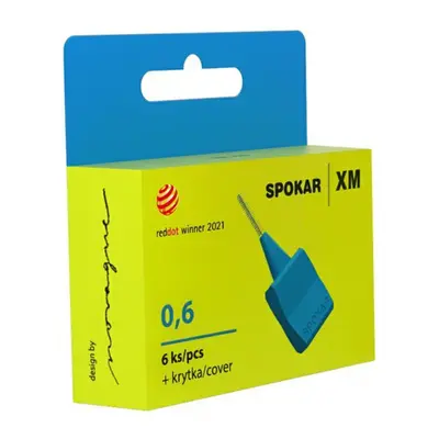 SPOKAR XM mezizubní kartáčky modré 0.6mm 6ks