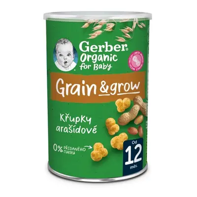 Gerber Křupky arašídové BIO 35g 12M+