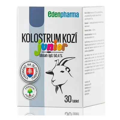 Edenpharma Kolostrum kozí Junior tbl.30