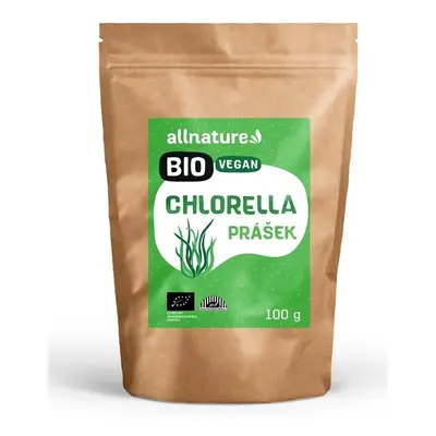 Allnature Chlorella prášek BIO 100g