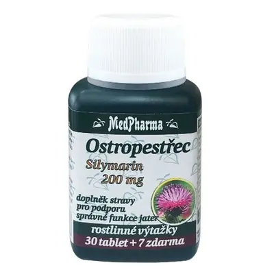 MedPharma Ostropestřec (Silymarin 200mg) tbl.37