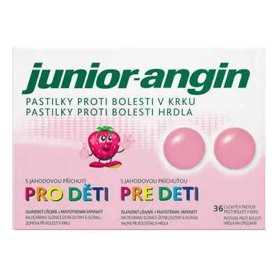 Junior-angin pastilky pro děti 36ks