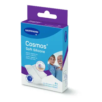 Cosmos Soft Silicone ultra jemná náplast 2 velikosti 8 ks