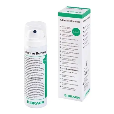 B. BRAUN ADHESIVE REMOVER ODSTRAŇOVAČ STOMICKÉ PODLOŽKY, SPRAY, 50 ML, 1 KS