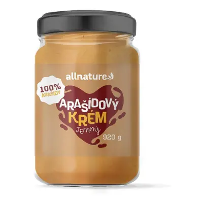 Allnature Arašídový krém jemný 920g