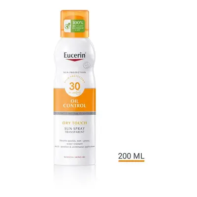 EUCERIN SUN Transparentní sprej na opalování Dry Touch Sensitive Protect SPF 30 200 ml