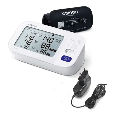 Tonometr OMRON M6 Comfort AFib pažní+síťový zdroj