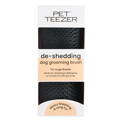 Pet Teezer de-shedding dog grooming brush purple