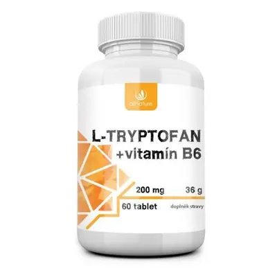 Allnature L-tryptofan+vit.B6 200mg/2.5mg tbl.60