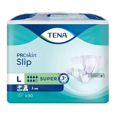 TENA SLIP SUPER LARGE KALHOTKY ABSORPČNÍ ZALEPOVACÍ, vel.L (30 ks)