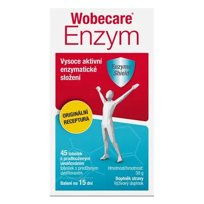 Wobecare Enzym doplněk stravy s enzymy 45 tobolek