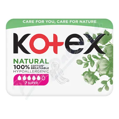 KOTEX Natural vložky Super 7ks