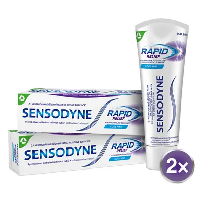 Sensodyne Rapid zubní pasta 75 ml - balení 2 ks