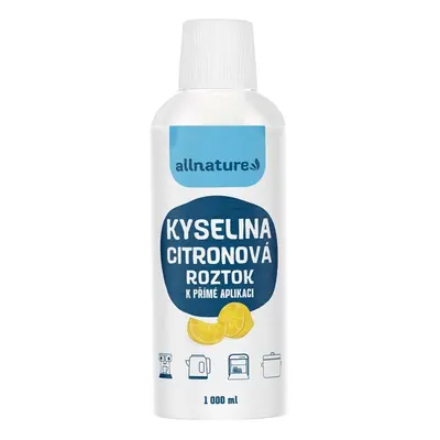 Allnature Kyselina citronová roztok 1000ml