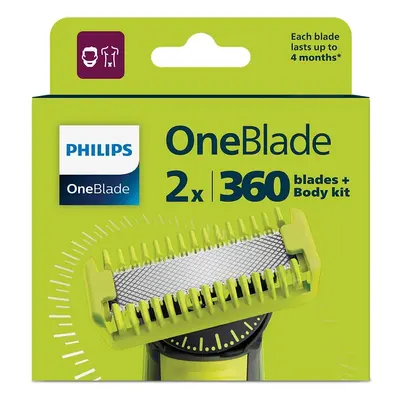 Philips OneBlade QP624/50 360 břity tvář/tělo 2ks