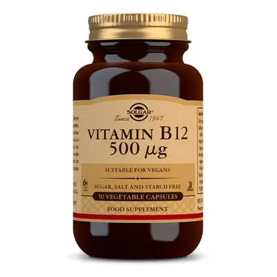 Solgar Vitamín B12 500 mcg 50 kapslí