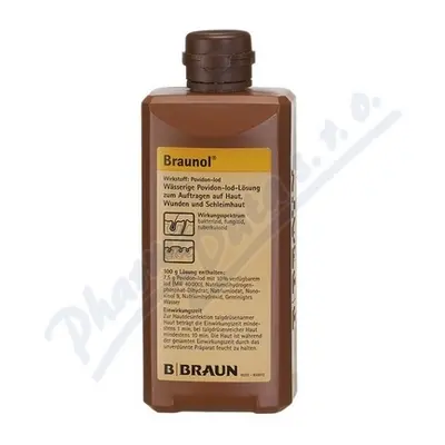 BRAUNOL 75MG/G DRM SOL 1X500ML