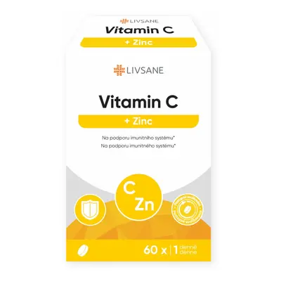 LIVSANE Vitamin C + Zinc 60ks