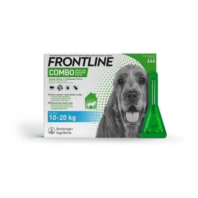 Frontline Combo Spot on Dog 10-20kg pipet.3x1.34ml