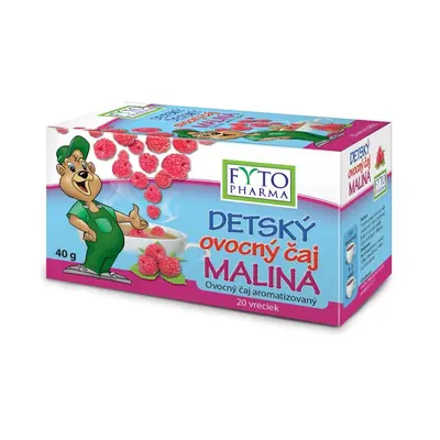 Dětský ovocný čaj Malina 20x2g Fytopharma