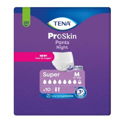 TENA Proskin Pants Night Super M Inkontinenční kalhotky 10ks