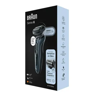 Braun Series 6 61-N1000s Black elektrický holicí strojek