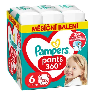 Pampers kalhotkové plenky měsíční balení S6 132ks