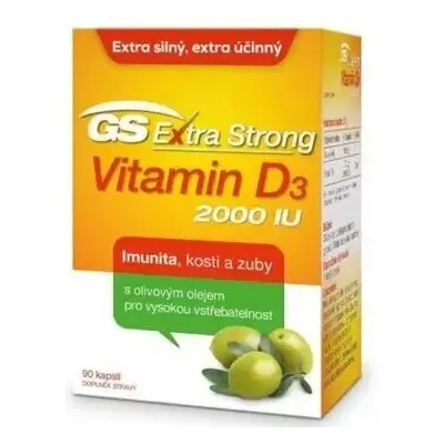 GS Extra Strong Vitamin D3 2000 IU cps.90