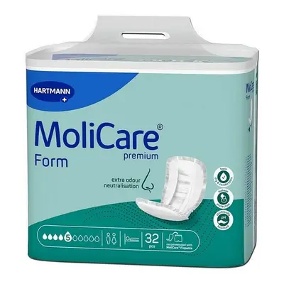 VLOŽNÉ PLENY MOLICARE FORM 5 KAPEK 1661ML,32KS