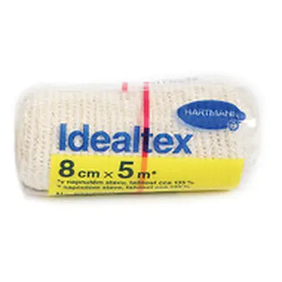 OBINADLO ELASTICKÉ IDEALTEX 8CMX5M,V NAPNUTÉM STAVU,DLOUHÝ TAH,1KS