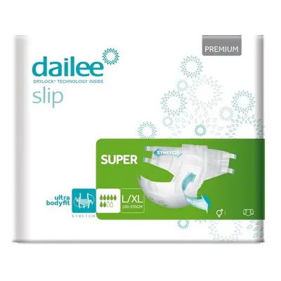 Dailee Slip Premium SUPER inkontinenční kalhotky L/XL 30ks