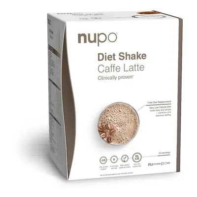 NUPO Diet Shake koktejl caffe latte 12x32g