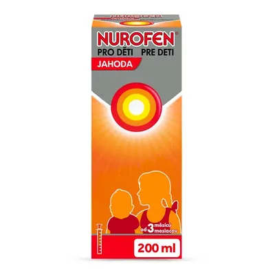 NUROFEN PRO DĚTI JAHODA 20MG/ML POR SUS 200ML II