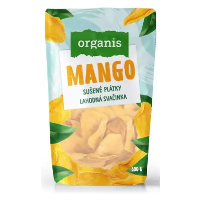 Organis Mango plátky sušené bez přidaného cukru 500g