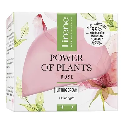 Lirene Power of Plants ROSE liftingový pleťový krém 50ml