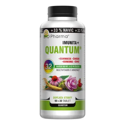 QUANTUM Imunita+ 32 složek tbl.90+30 BIO-Pharma