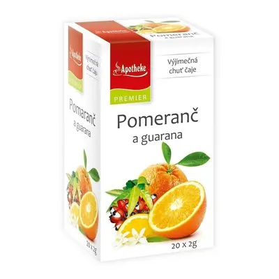 Apotheke Pomeranč a guarana čaj 20x2g