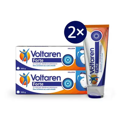 Voltaren Forte 20 mg/g gel proti bolesti 100g - balení 2 ks