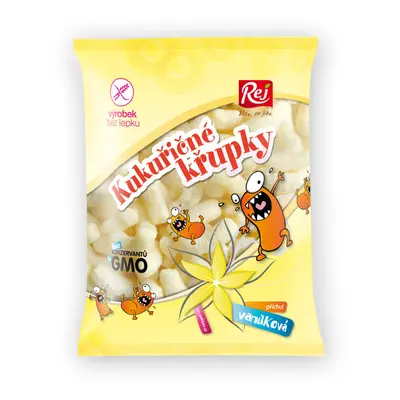 Kukuřičné křupky vanilkové 90g