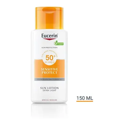 EUCERIN SUN mléko na opalování Sensitive SPF50+ 150ml