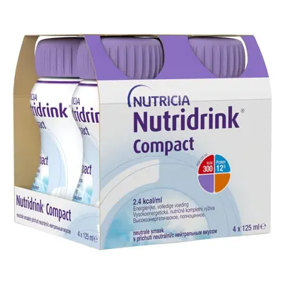 Nutridrink Compact s příchutí neutrální 4x125 ml