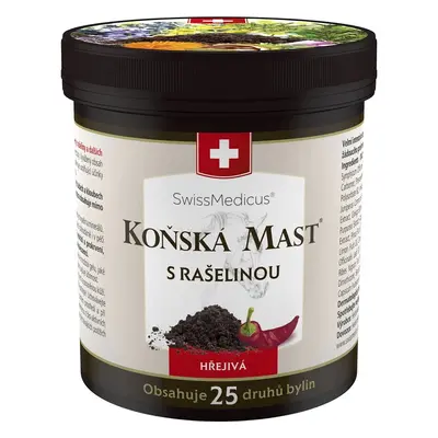 Koňská mast s rašelinou hřejivá 250 ml